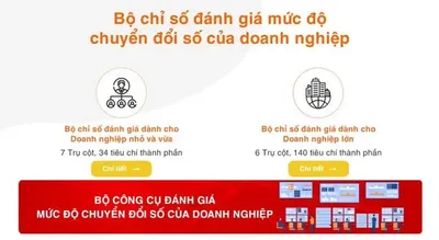 Ban hành bộ tiêu chí đánh giá mức độ chuyển đổi số doanh nghiệp